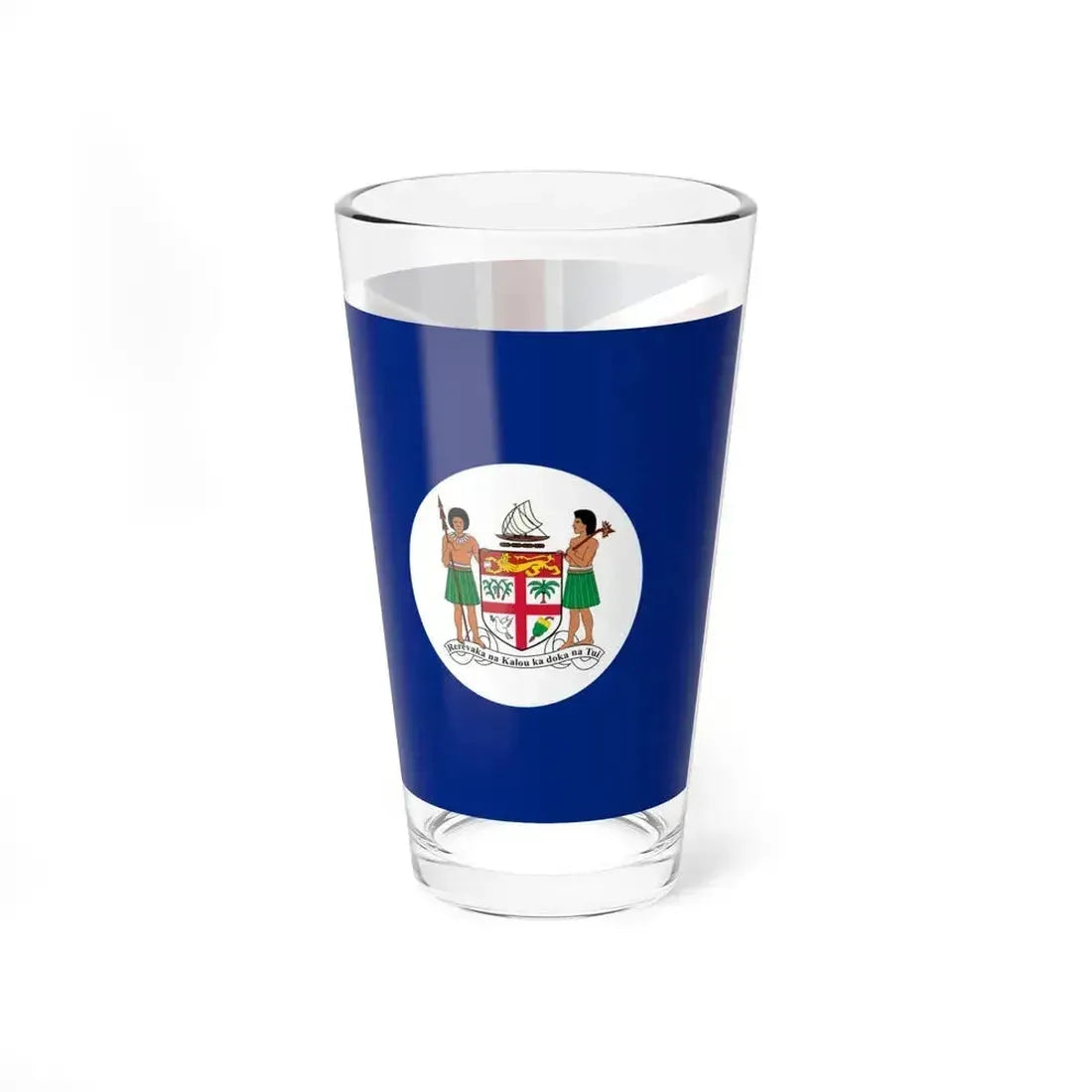 Flag of Fiji 1908-1924 (Fiji) Pint Glass 16oz - Go Mug Yourself