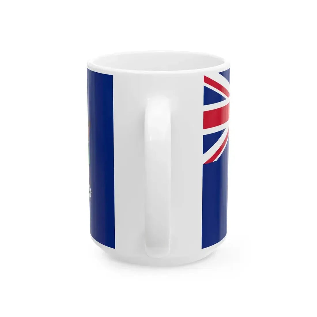 Flag of Fiji 1924-1970 (Fiji) White Coffee Mug - Go Mug Yourself
