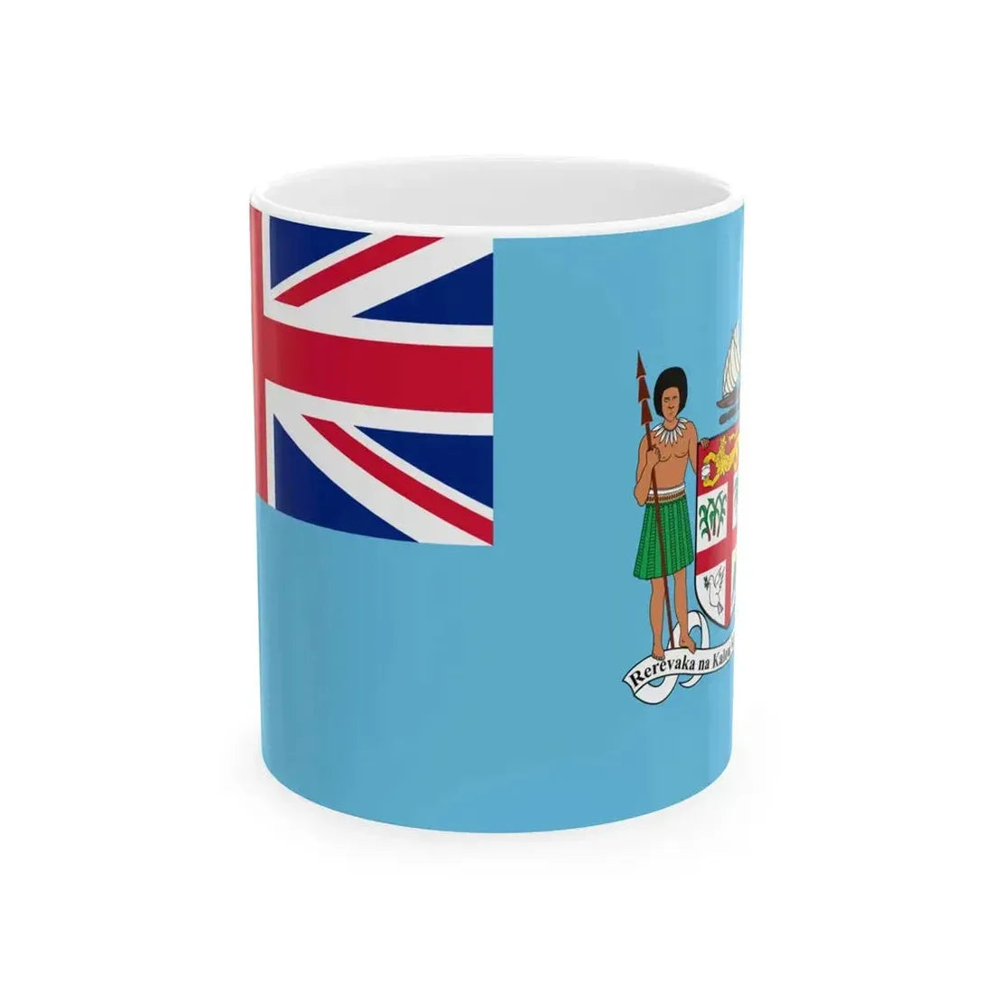 Flag of Fiji 2005 proposal (Fiji) White Coffee Mug 11oz - Go Mug Yourself