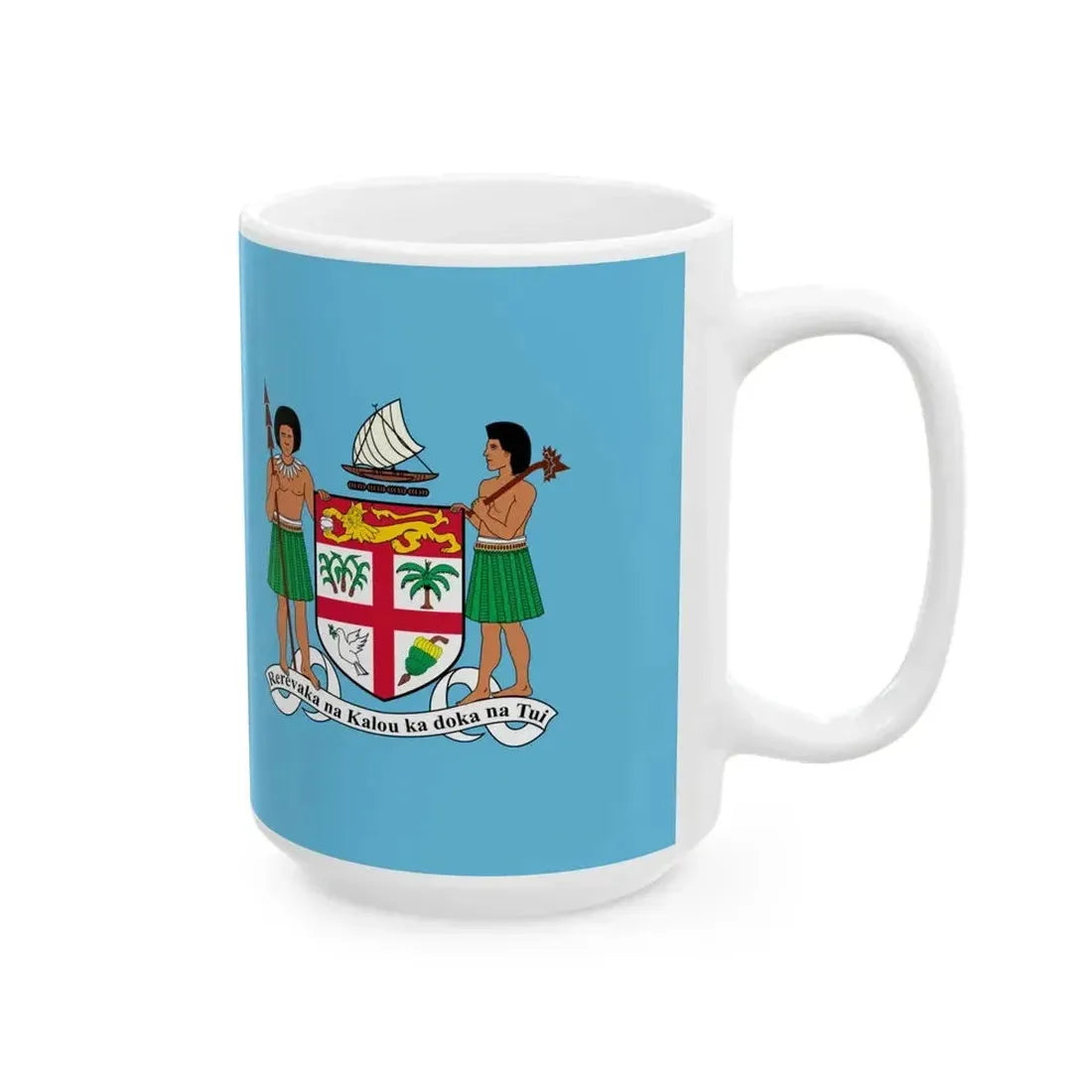 Flag of Fiji 2005 proposal (Fiji) White Coffee Mug - Go Mug Yourself