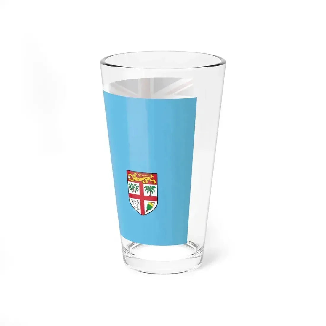 Flag of Fiji Coat of arms small (Fiji) Pint Glass 16oz - Go Mug Yourself