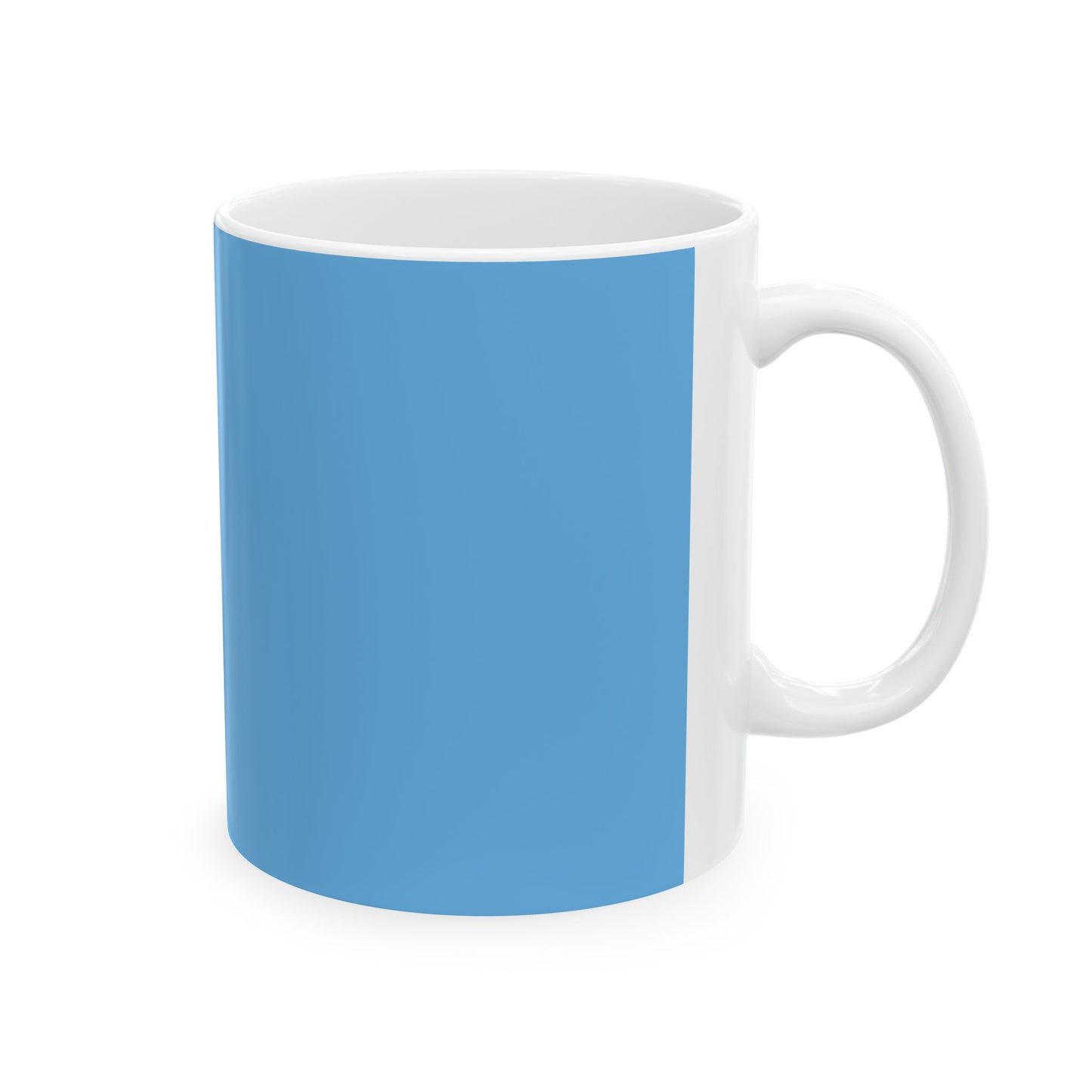Flag of Fiji no coat of arms (Fiji) White Coffee Mug-Go Mug Yourself