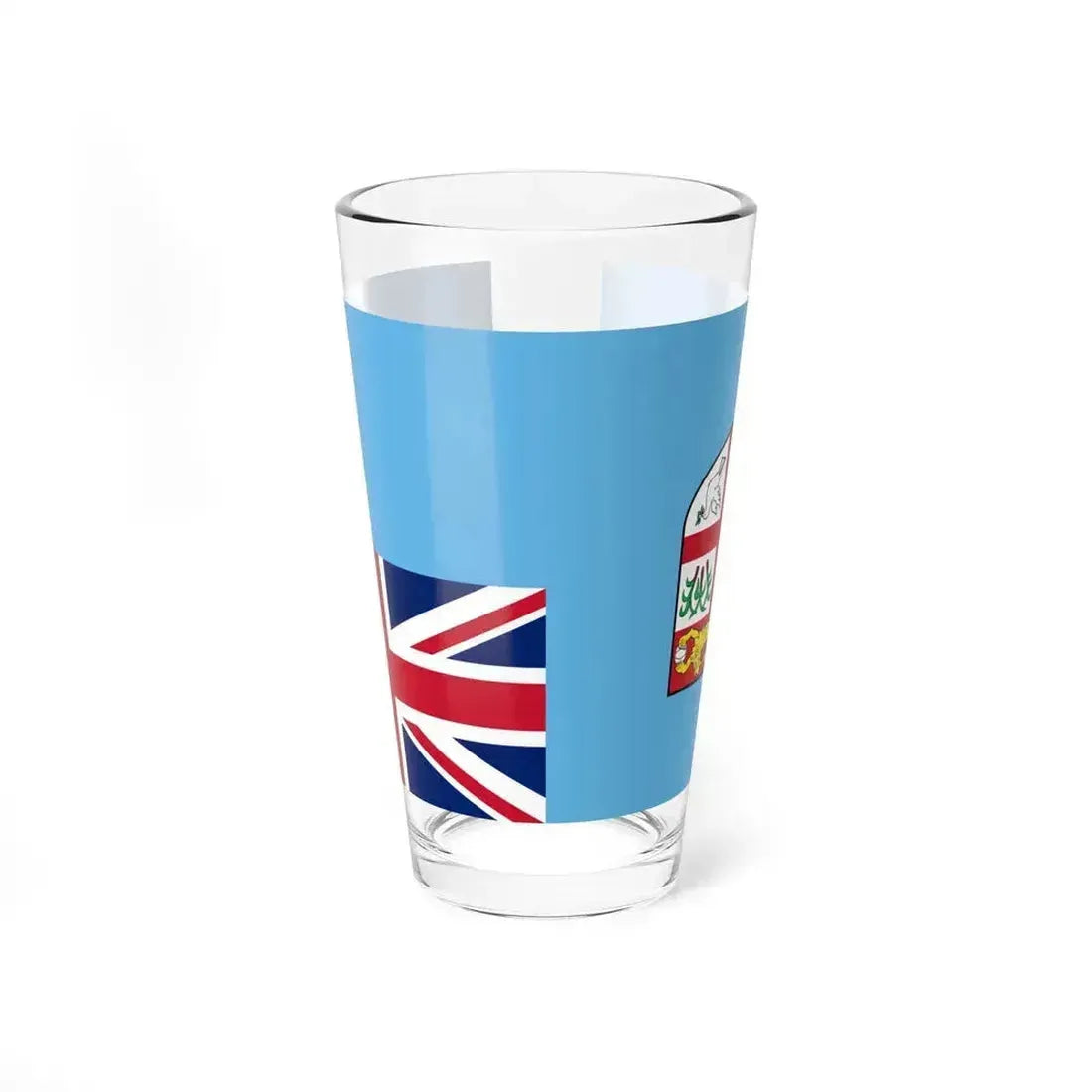Flag of Fiji upside down (Fiji) Pint Glass 16oz 16oz - Go Mug Yourself