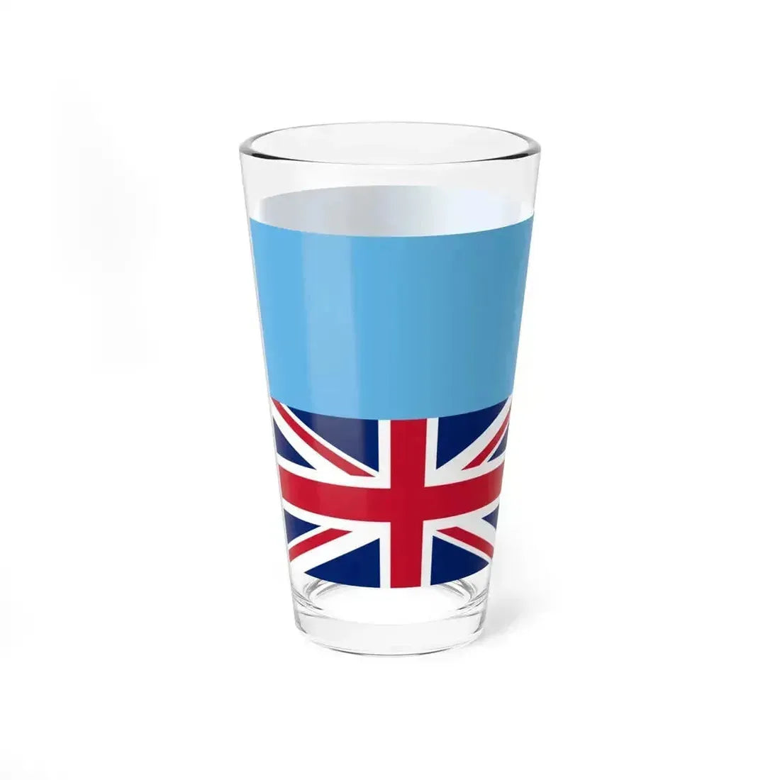 Flag of Fiji upside down (Fiji) Pint Glass 16oz - Go Mug Yourself