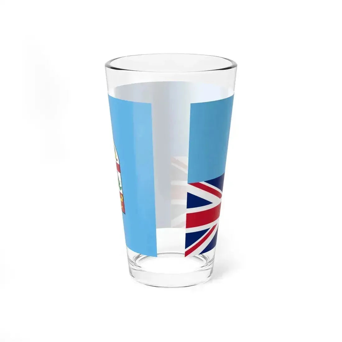 Flag of Fiji upside down (Fiji) Pint Glass 16oz - Go Mug Yourself