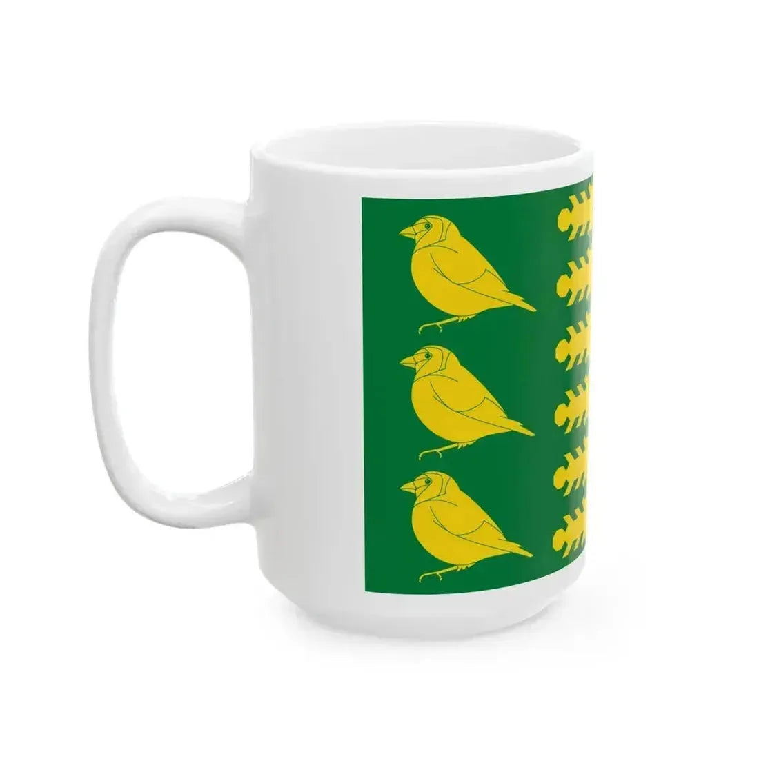 Flag of Finchfield UK - White Coffee Mug - Go Mug Yourself