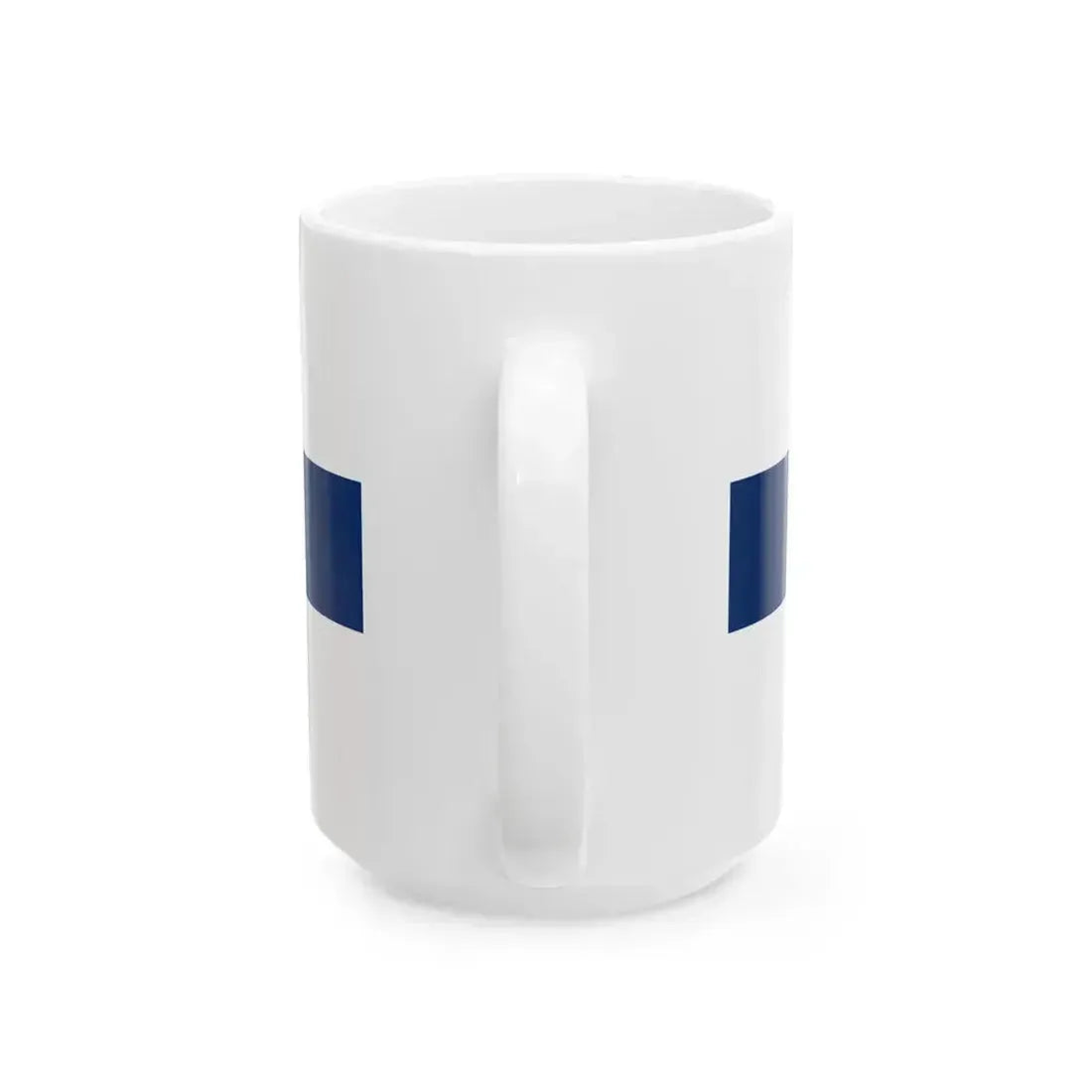 Flag of Finland 1-2 (Finland) White Coffee Mug - Go Mug Yourself