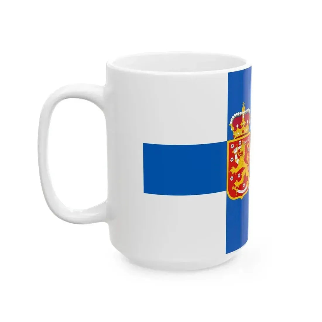 Flag of Finland 1918-1920 State (Finland) White Coffee Mug - Go Mug Yourself