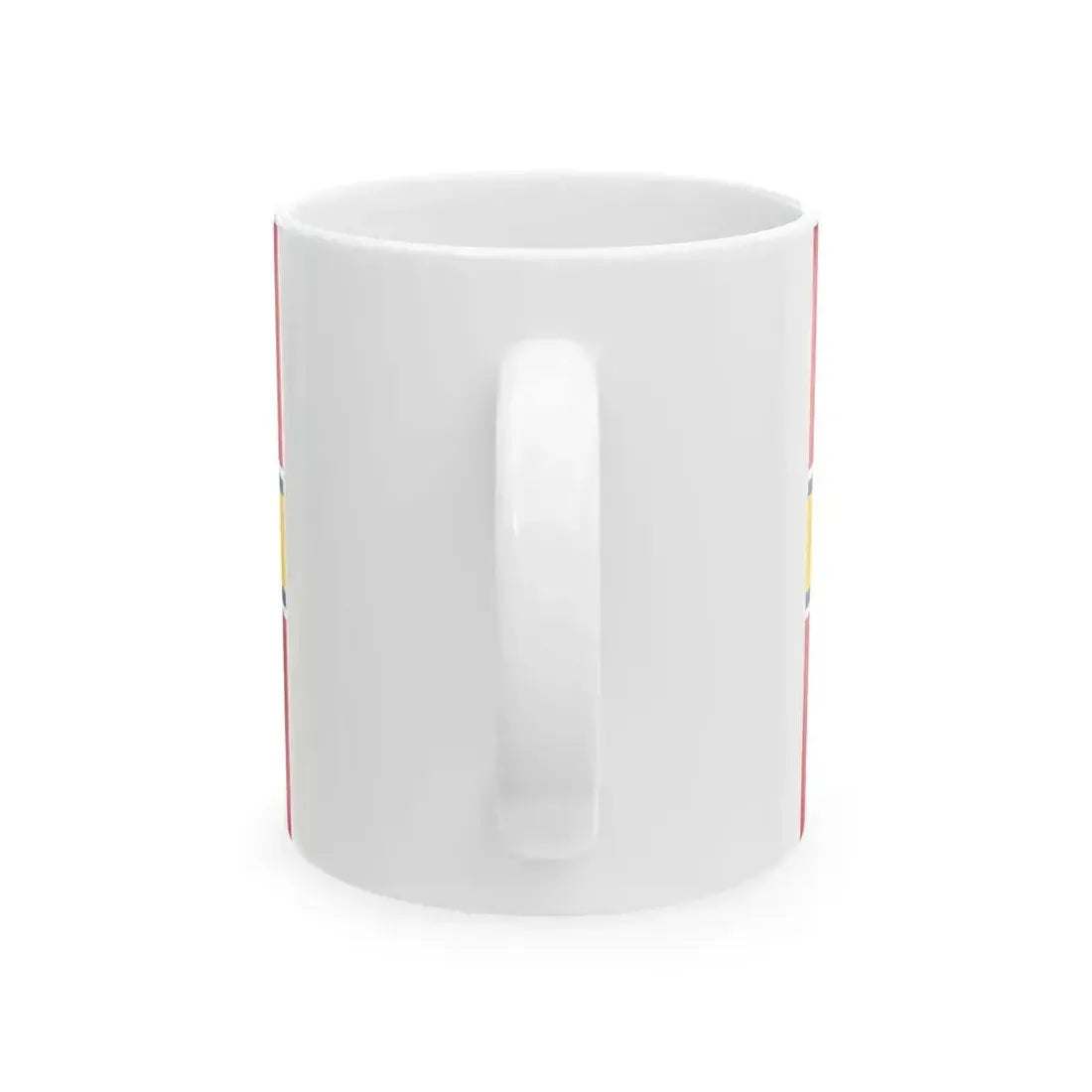 Flag of Finland 1918 merchant (Finland) White Coffee Mug - Go Mug Yourself