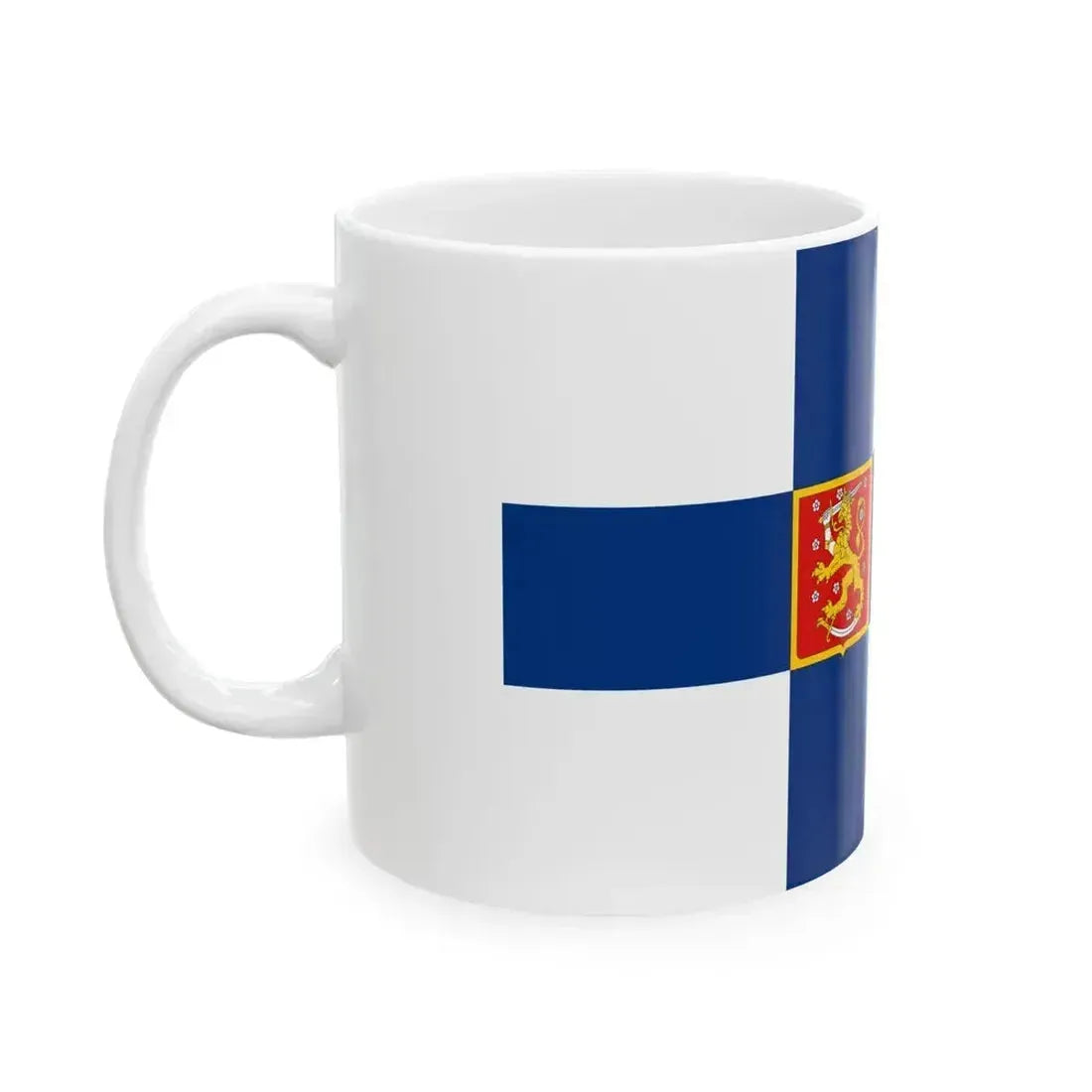 Flag of Finland 1920-1978 State (Finland) White Coffee Mug - Go Mug Yourself