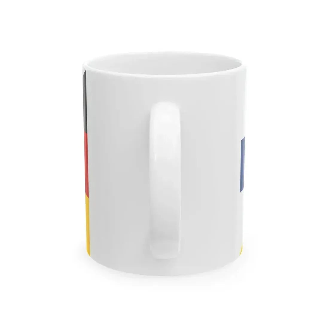 Flag of Finland and Germany (Finland) White Coffee Mug - Go Mug Yourself
