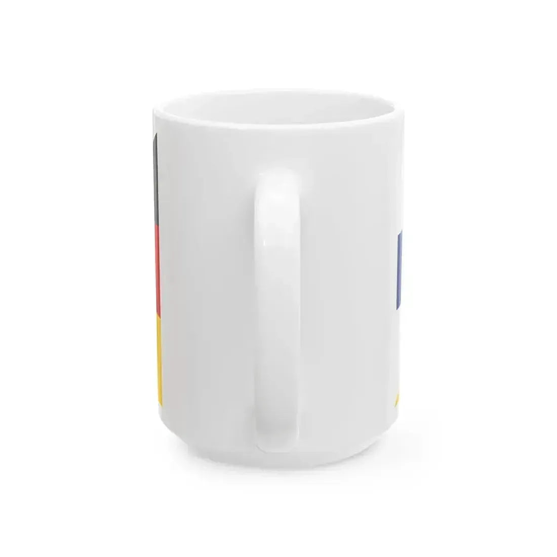 Flag of Finland and Germany (Finland) White Coffee Mug - Go Mug Yourself