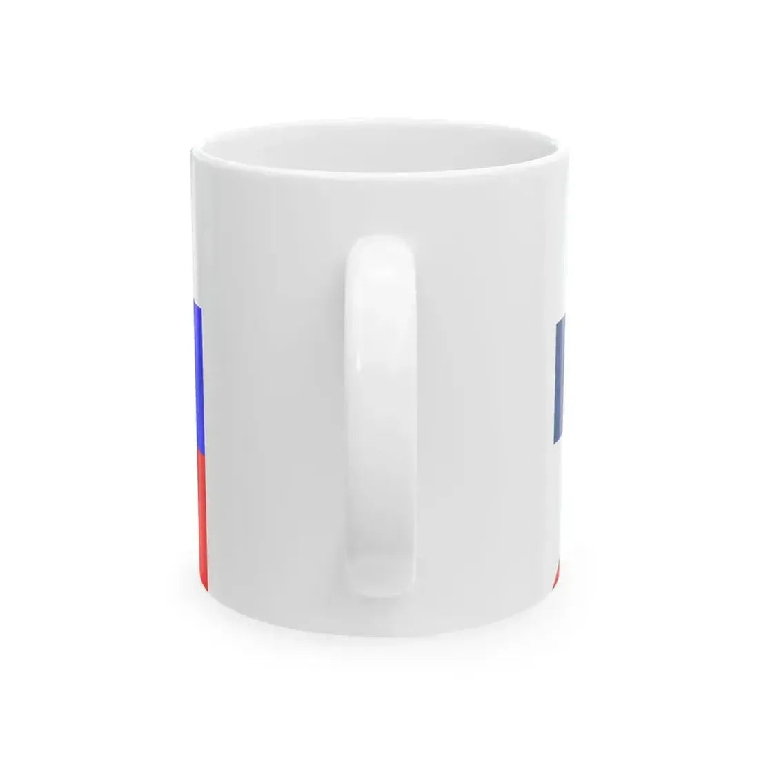 Flag of Finland and Russia (Finland) White Coffee Mug - Go Mug Yourself