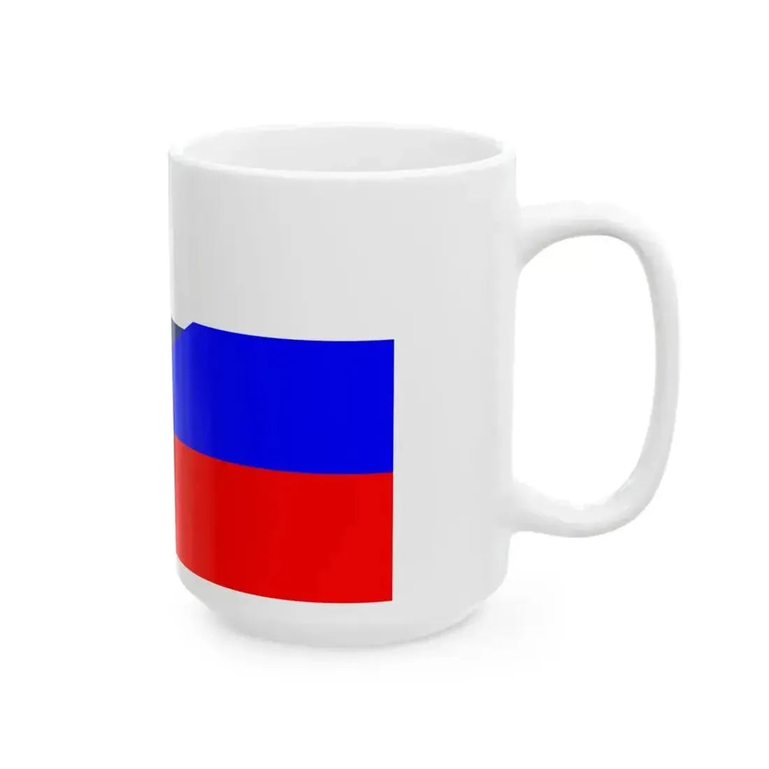Flag of Finland and Russia (Finland) White Coffee Mug - Go Mug Yourself