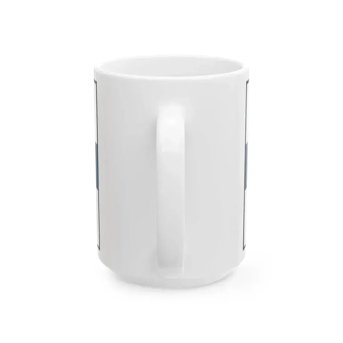 Flag of Finland bordered (Finland) White Coffee Mug - Go Mug Yourself