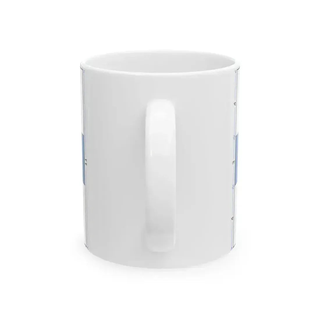 Flag of Finland construction sheet (Finland) White Coffee Mug - Go Mug Yourself