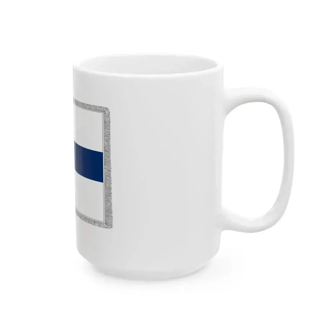 Flag of Finland parade (Finland) White Coffee Mug - Go Mug Yourself