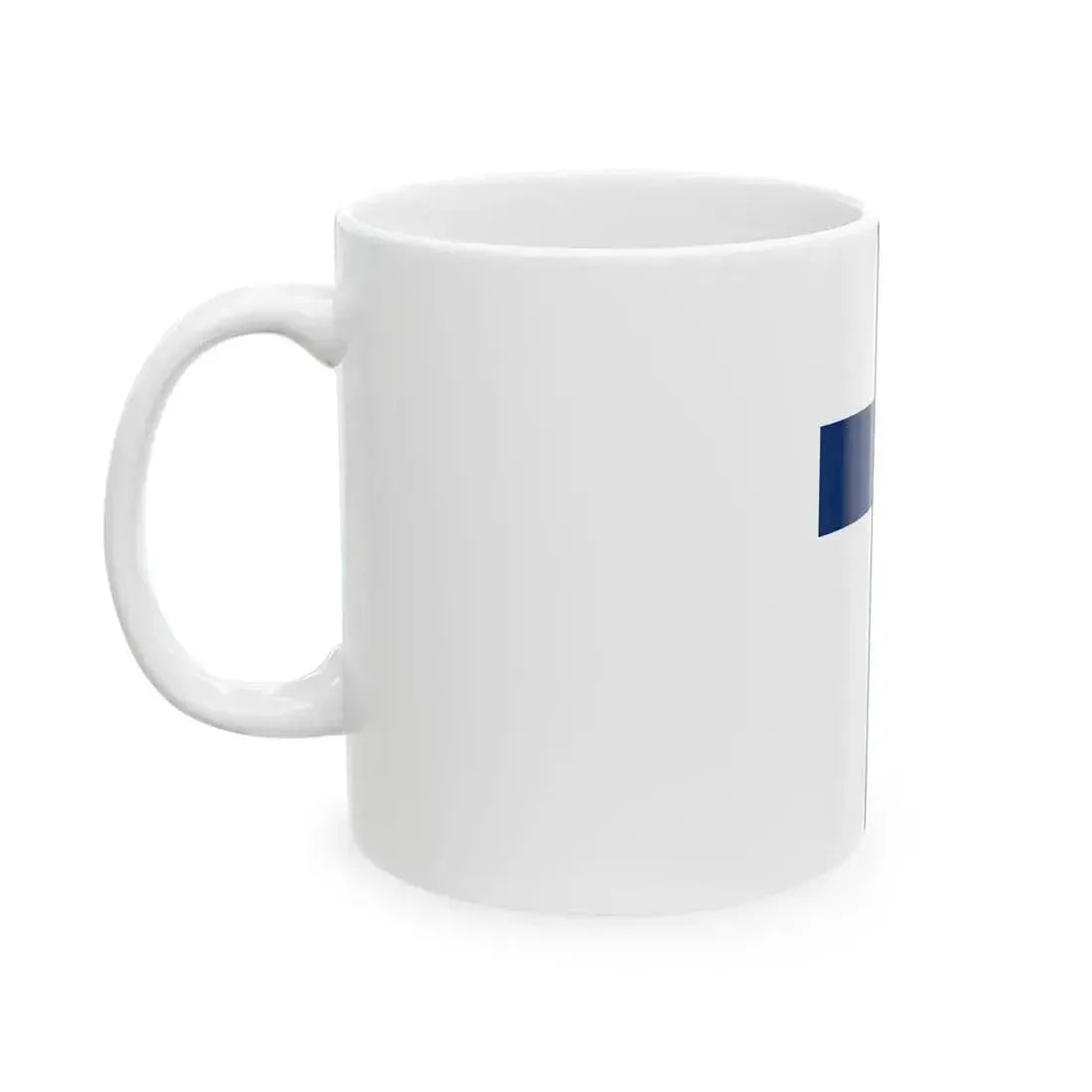 Flag of Finland vertical (Finland) White Coffee Mug - Go Mug Yourself
