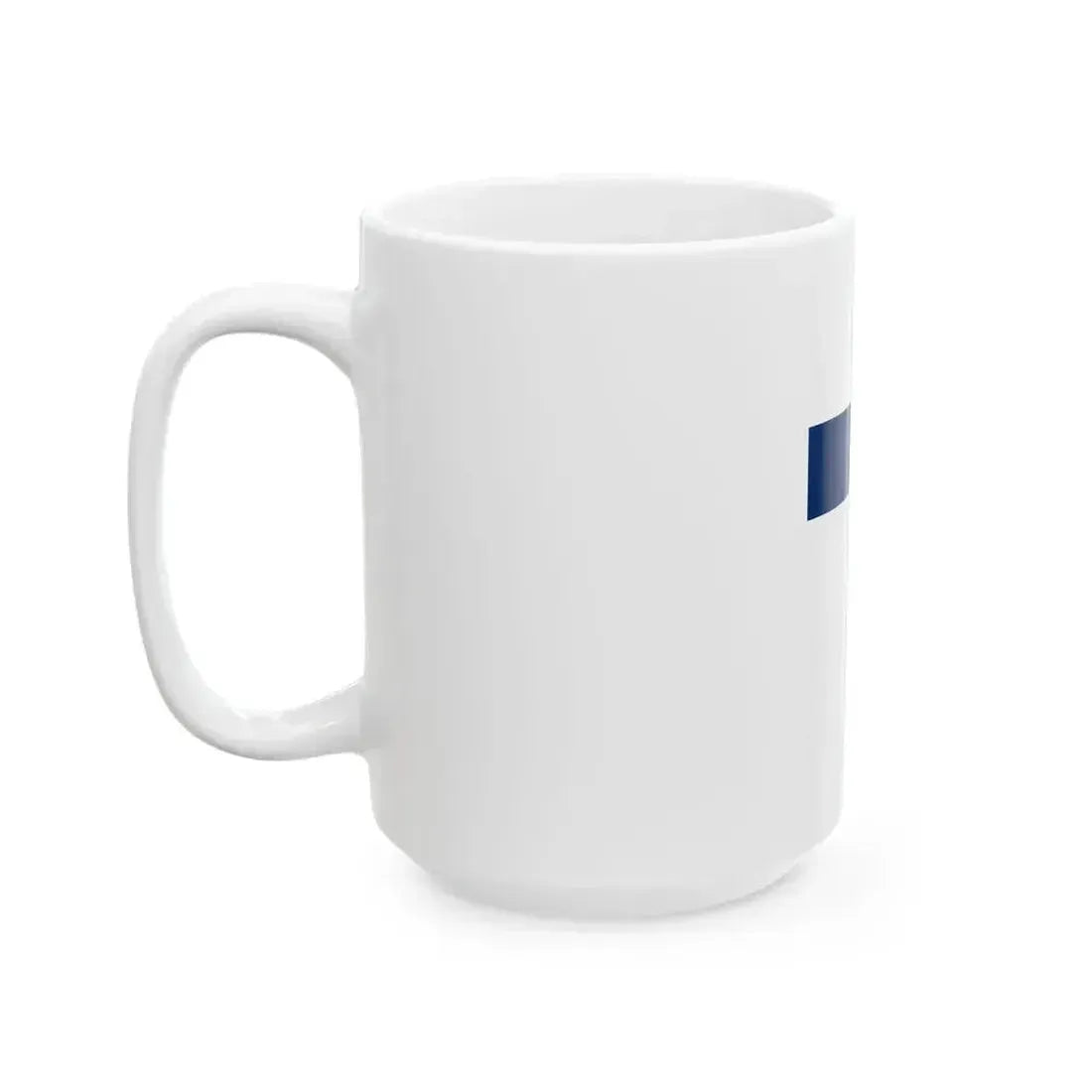 Flag of Finland vertical (Finland) White Coffee Mug - Go Mug Yourself