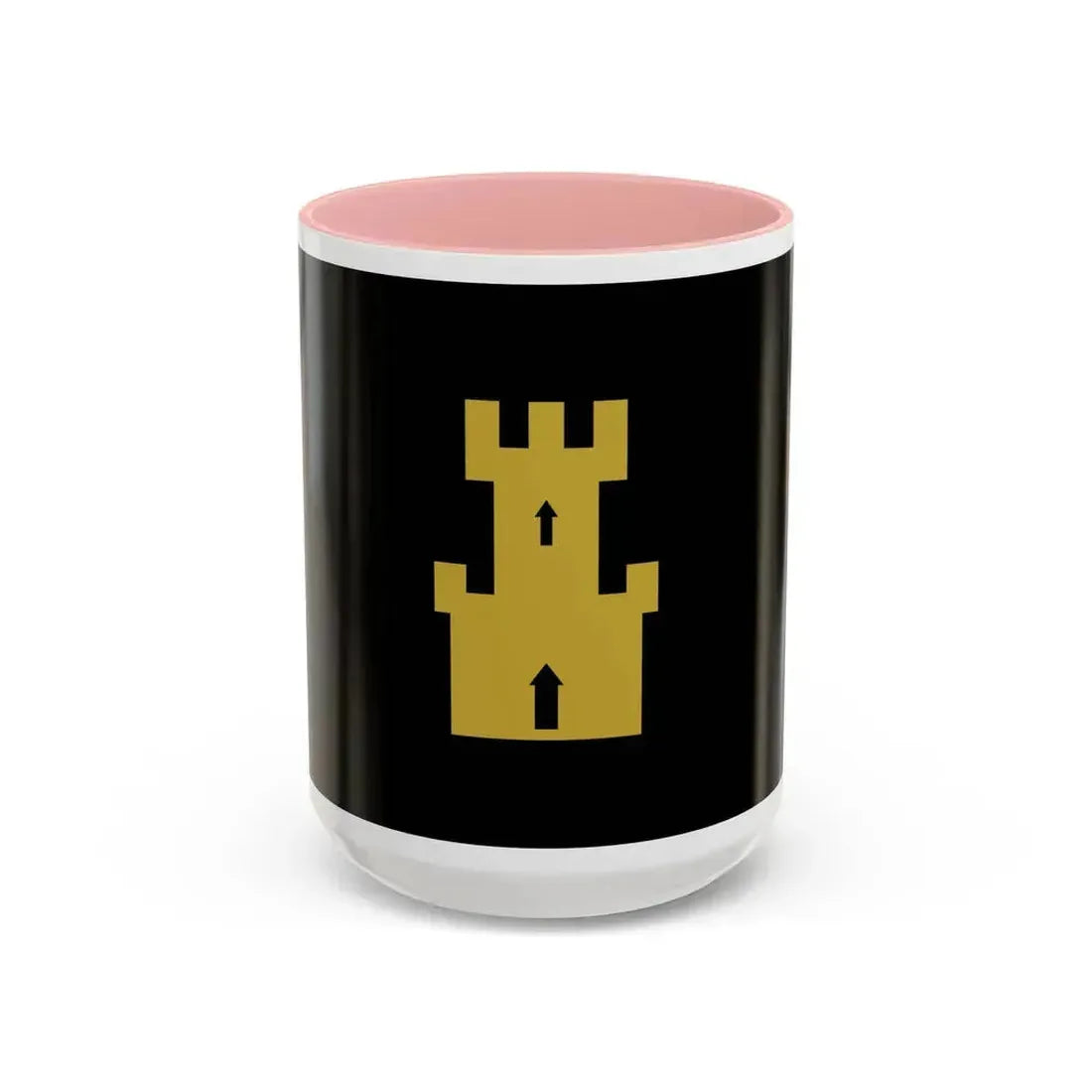 Flag of Finnmark Norway - Accent Coffee Mug 15oz Pink - Go Mug Yourself