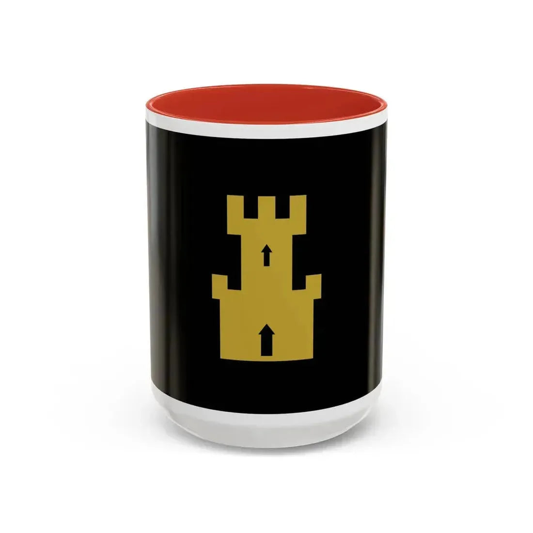 Flag of Finnmark Norway - Accent Coffee Mug 15oz Red - Go Mug Yourself
