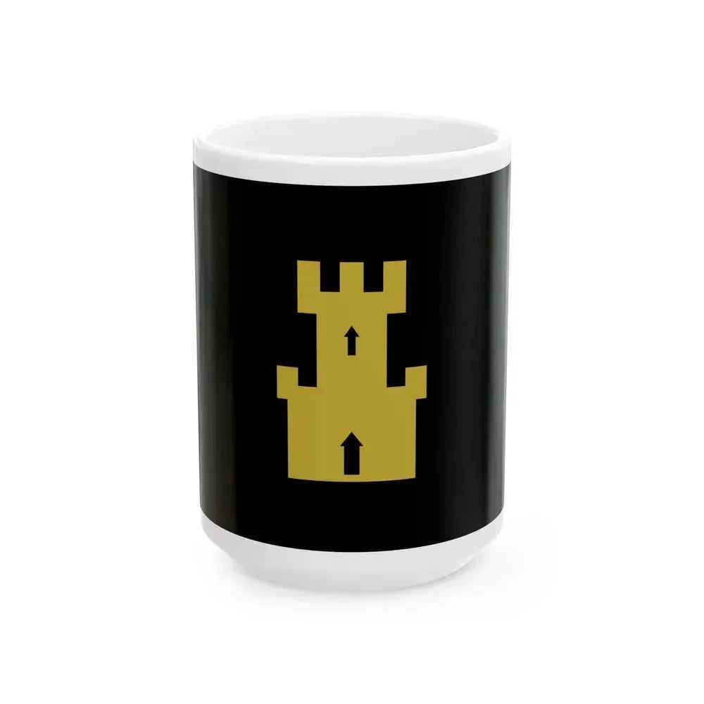 Flag of Finnmark Norway - White Coffee Mug 15oz - Go Mug Yourself