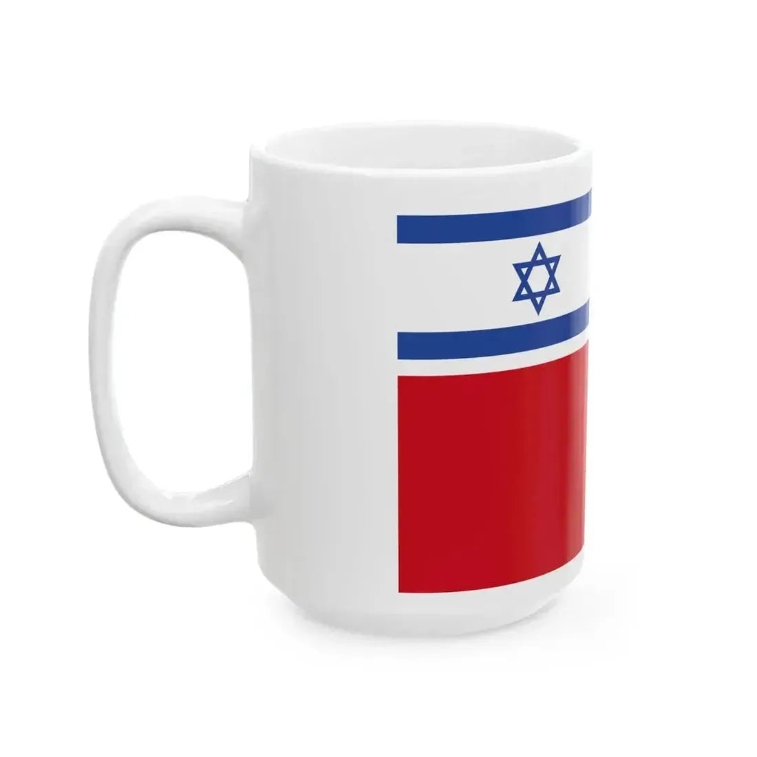 Flag of FireDep Chief of Staff (Israel) White Coffee Mug - Go Mug Yourself