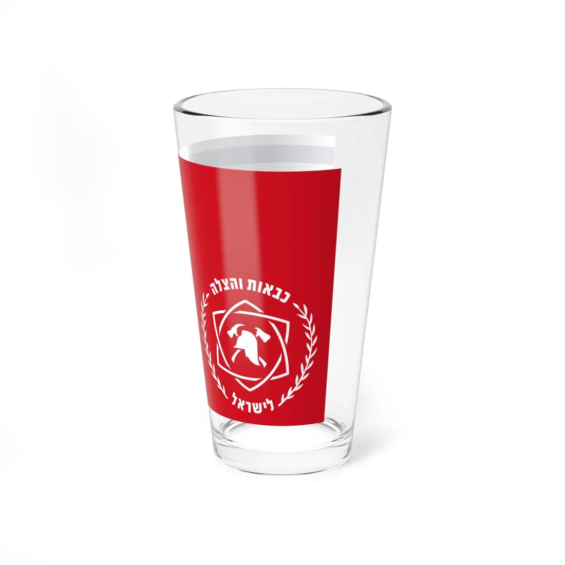 Flag of FireDep Chief of Staff-New (Israel) Pint Glass 16oz - Go Mug Yourself