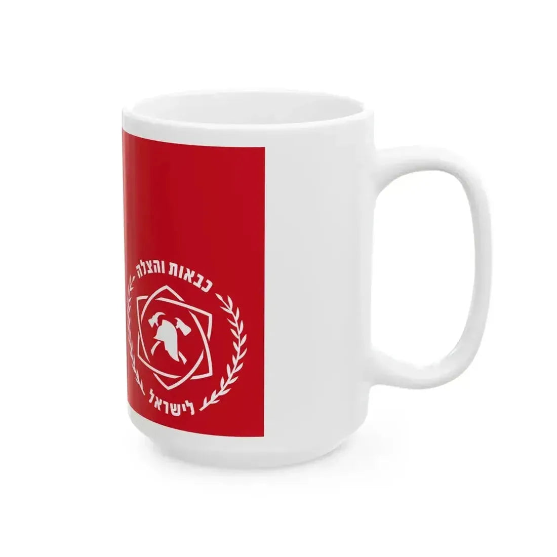 Flag of FireDep Chief of Staff-New (Israel) White Coffee Mug - Go Mug Yourself