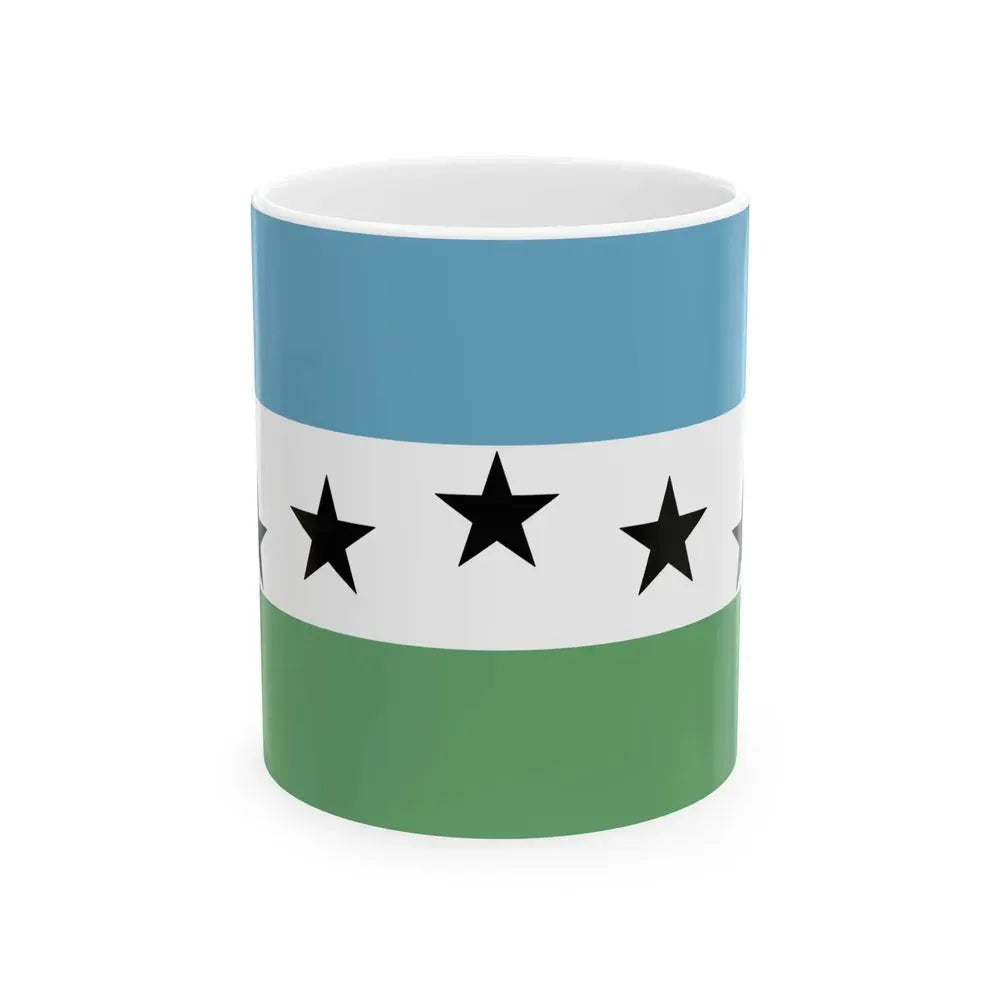Flag of Firestone Colorado (United States) White Coffee Mug 11oz - Go Mug Yourself