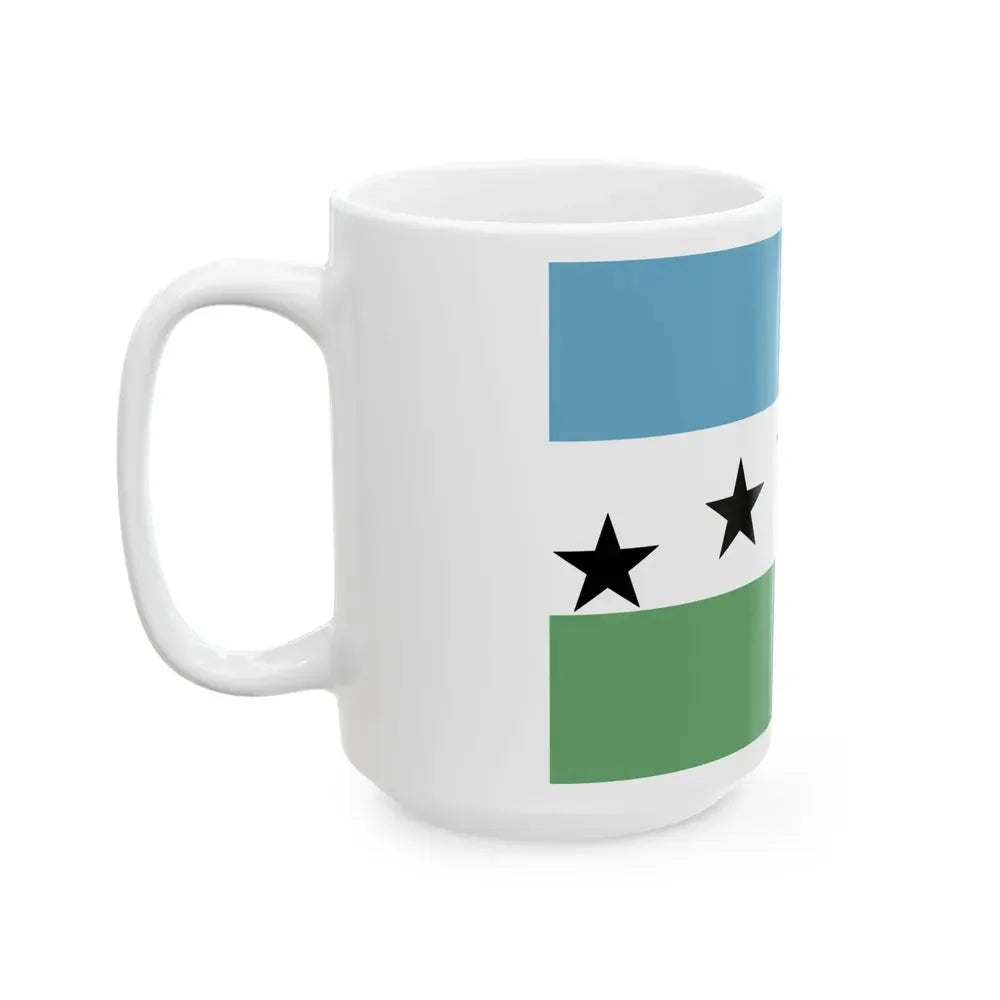 Flag of Firestone Colorado (United States) White Coffee Mug - Go Mug Yourself