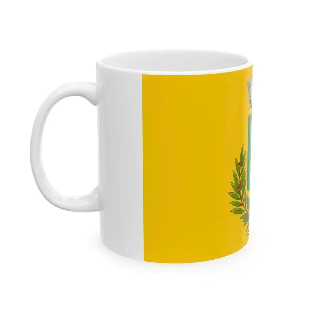 Flag of Fiscaglia (Italy) White Coffee Mug - Go Mug Yourself