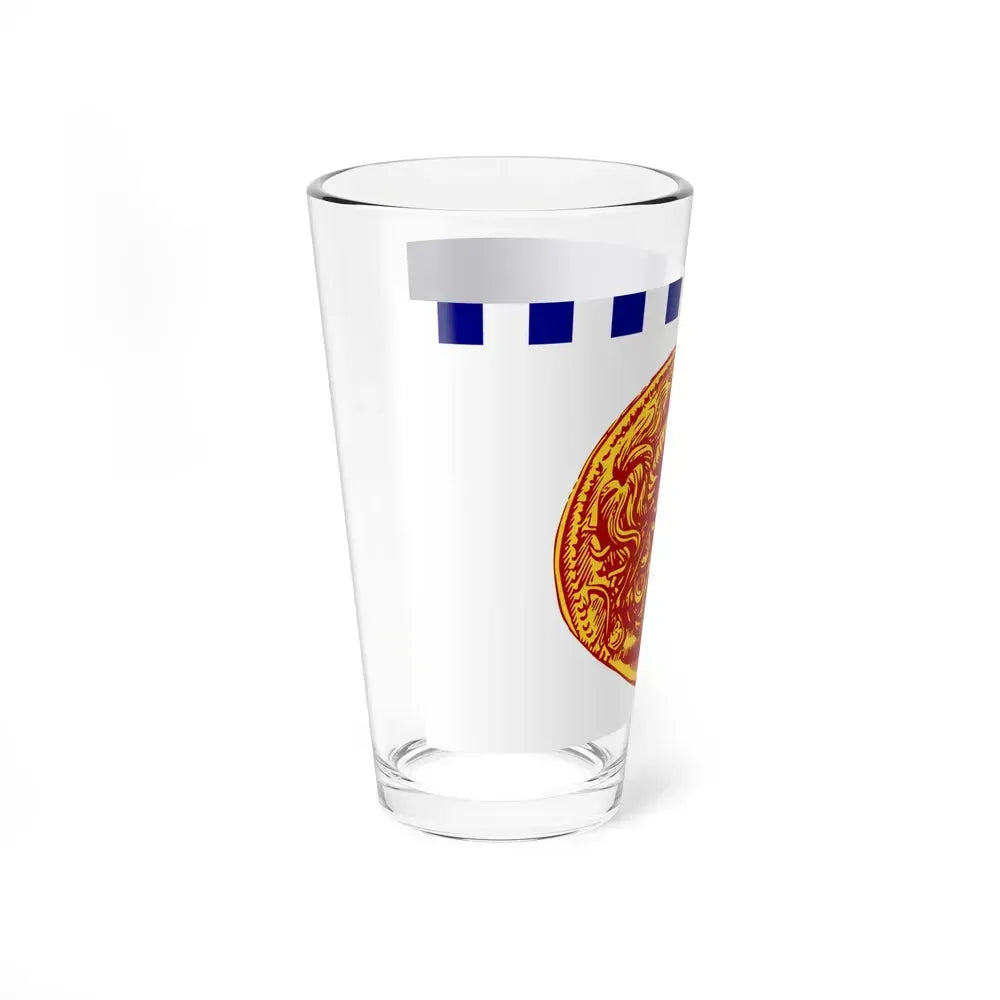 Flag of Flag of Thessaloniki Greece - Pint Glass 16oz - Go Mug Yourself