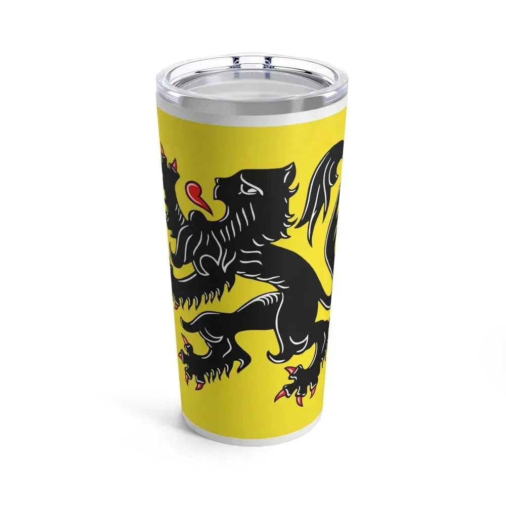 Flag of Flanders the Flemish Community and the Flemish Region Belgium - Tumbler 20oz 20oz - Go Mug Yourself