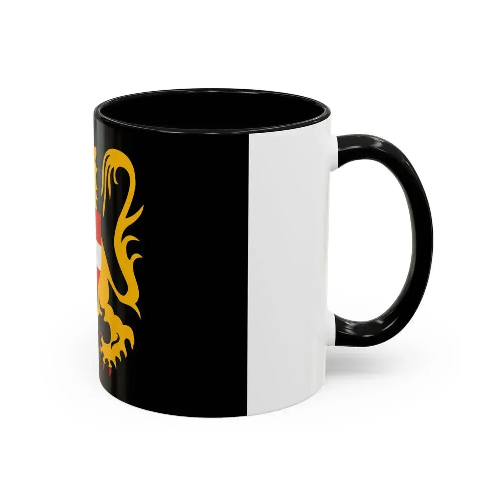 Flag of Flemish Brabant Belgium - Accent Coffee Mug - Go Mug Yourself