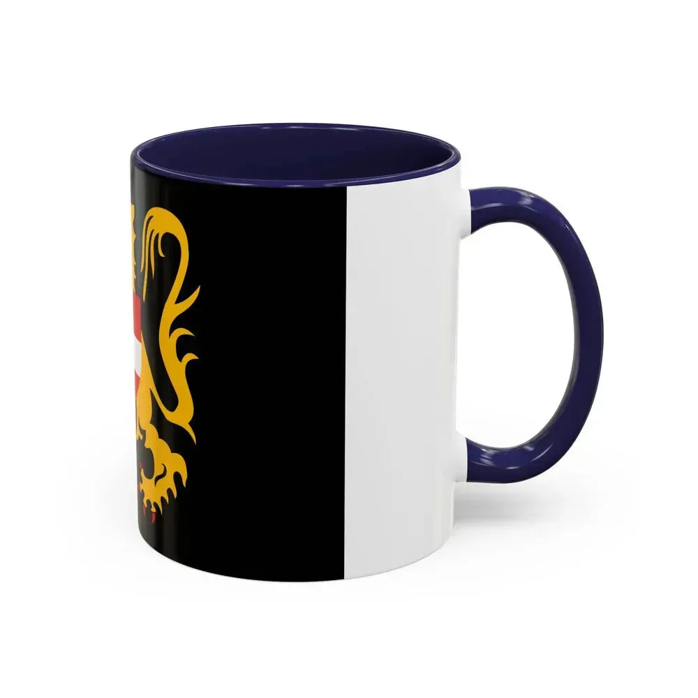 Flag of Flemish Brabant Belgium - Accent Coffee Mug - Go Mug Yourself