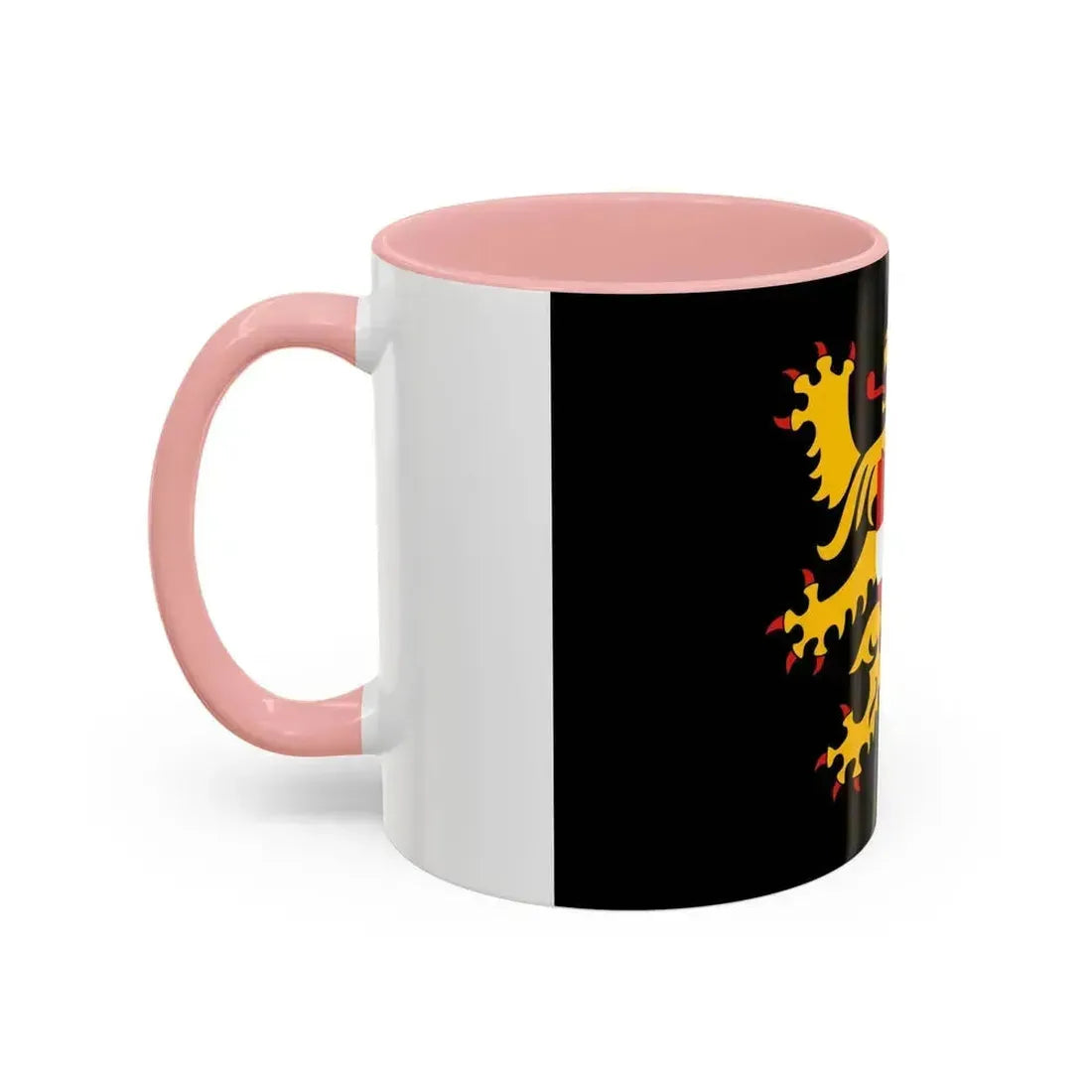 Flag of Flemish Brabant Belgium - Accent Coffee Mug - Go Mug Yourself