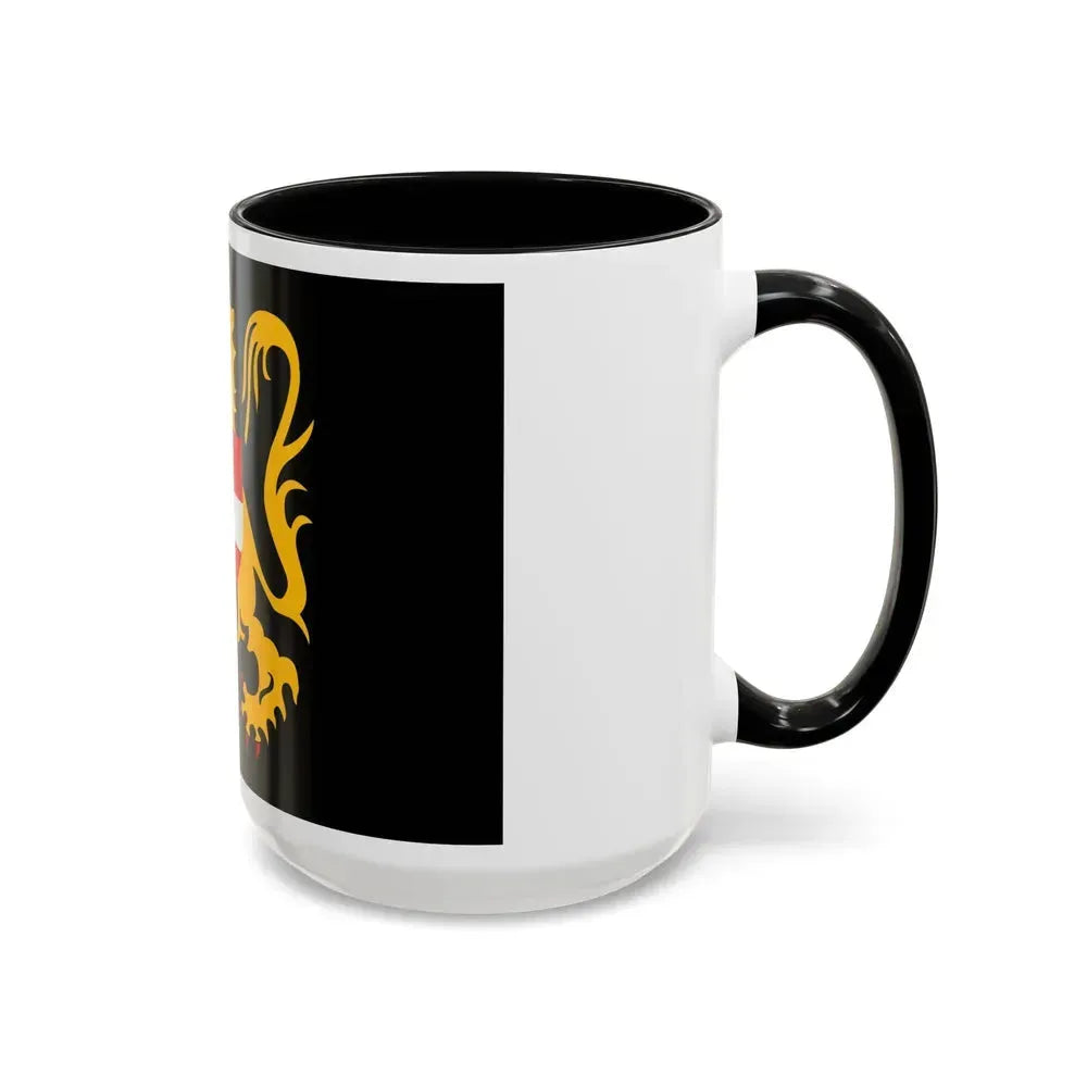 Flag of Flemish Brabant Belgium - Accent Coffee Mug - Go Mug Yourself