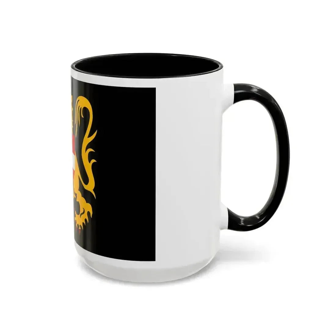 Flag of Flemish Brabant Belgium - Accent Coffee Mug - Go Mug Yourself
