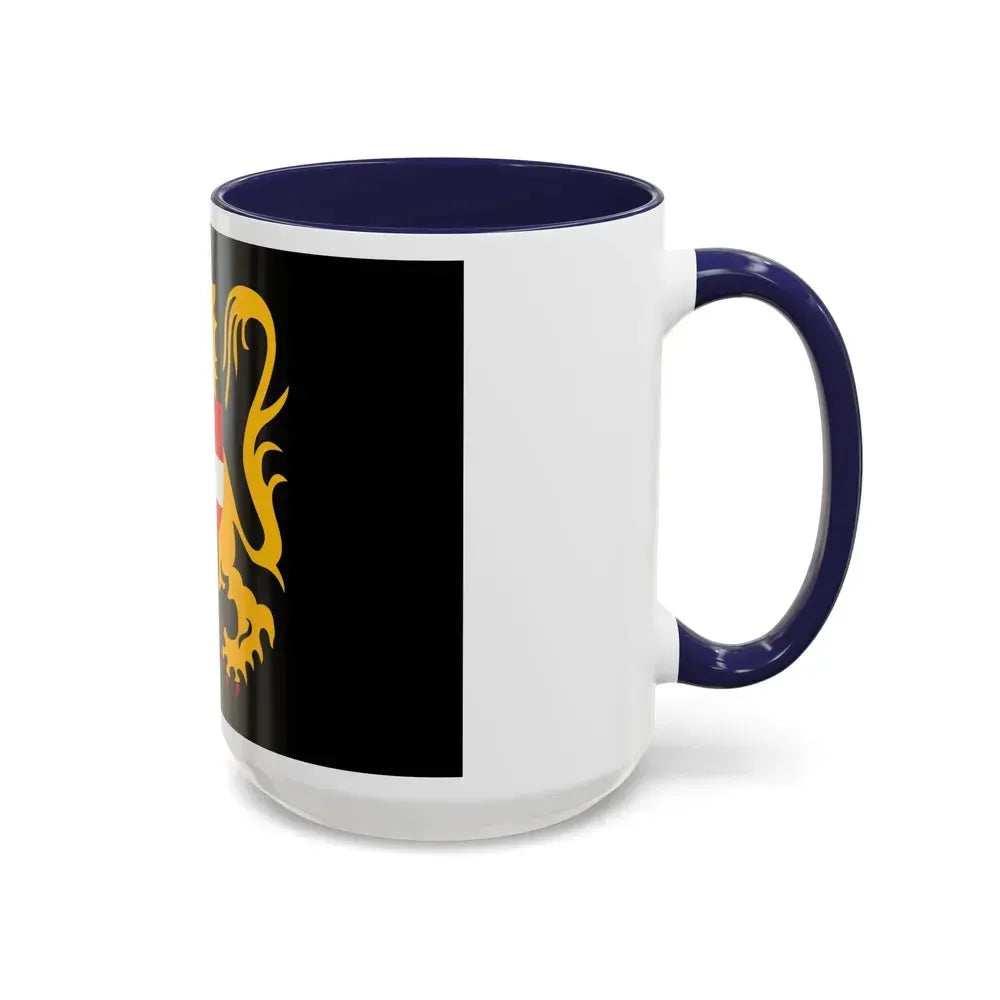 Flag of Flemish Brabant Belgium - Accent Coffee Mug - Go Mug Yourself