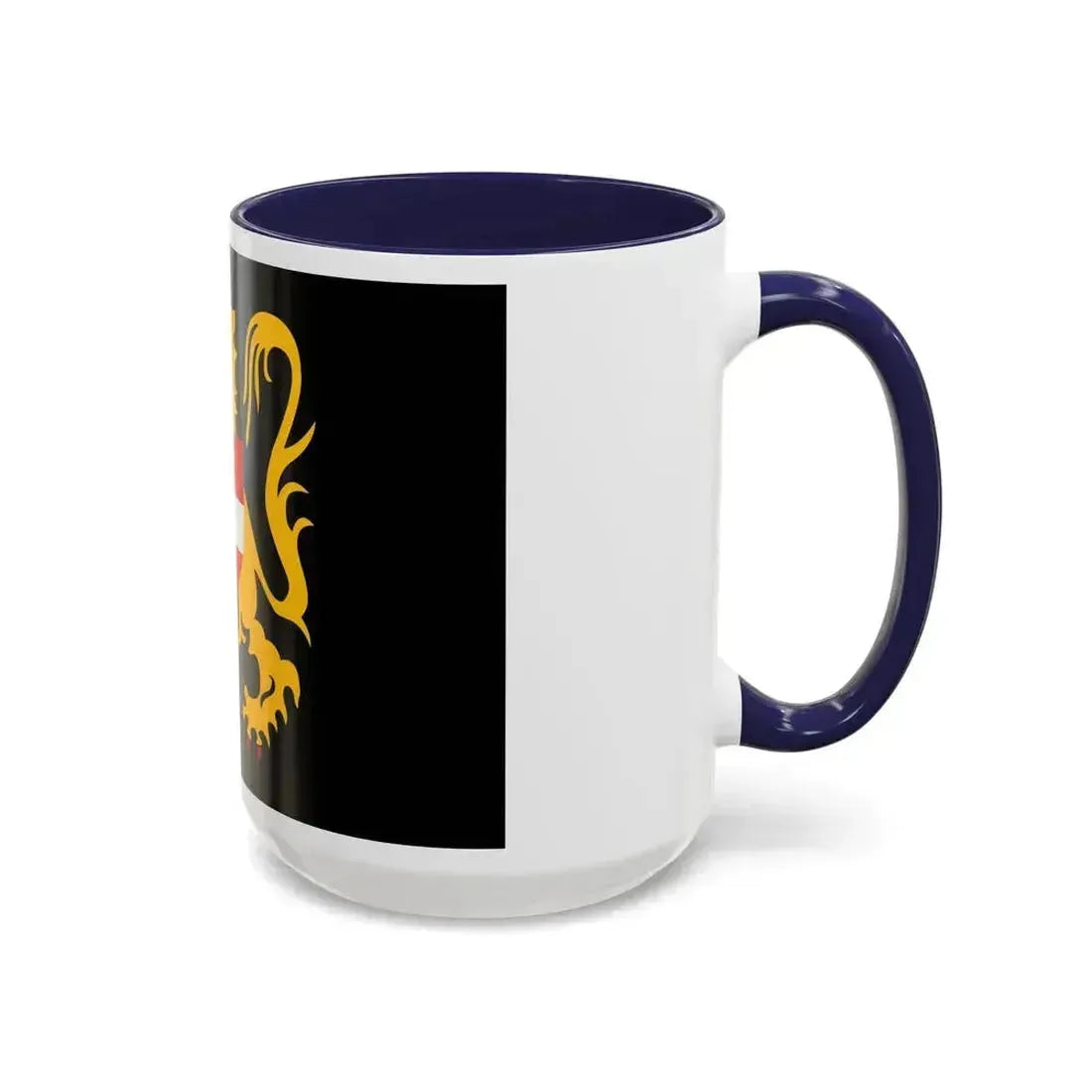 Flag of Flemish Brabant Belgium - Accent Coffee Mug - Go Mug Yourself