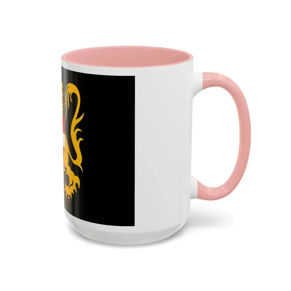 Flag of Flemish Brabant Belgium - Accent Coffee Mug - Go Mug Yourself