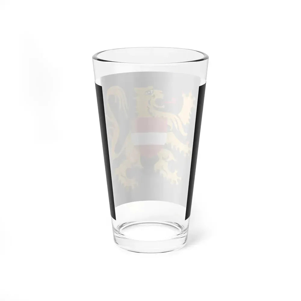 Flag of Flemish Brabant Belgium - Pint Glass 16oz - Go Mug Yourself