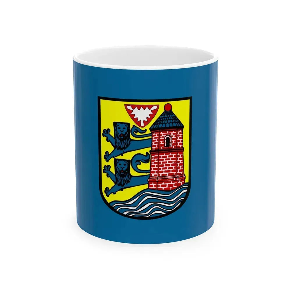 Flag of Flensburg Germany - White Coffee Mug 11oz - Go Mug Yourself