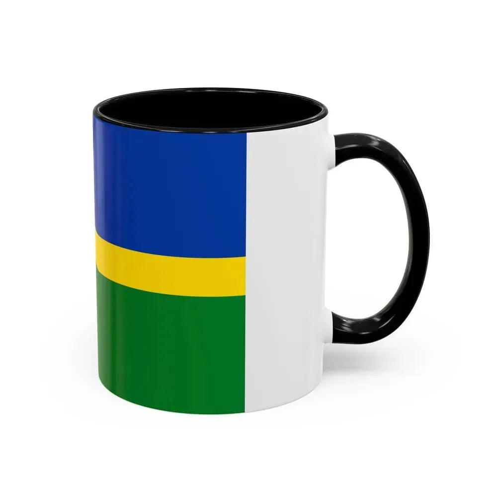 Flag of Flevoland Netherlands - Accent Coffee Mug - Go Mug Yourself