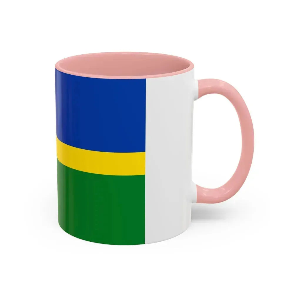 Flag of Flevoland Netherlands - Accent Coffee Mug - Go Mug Yourself