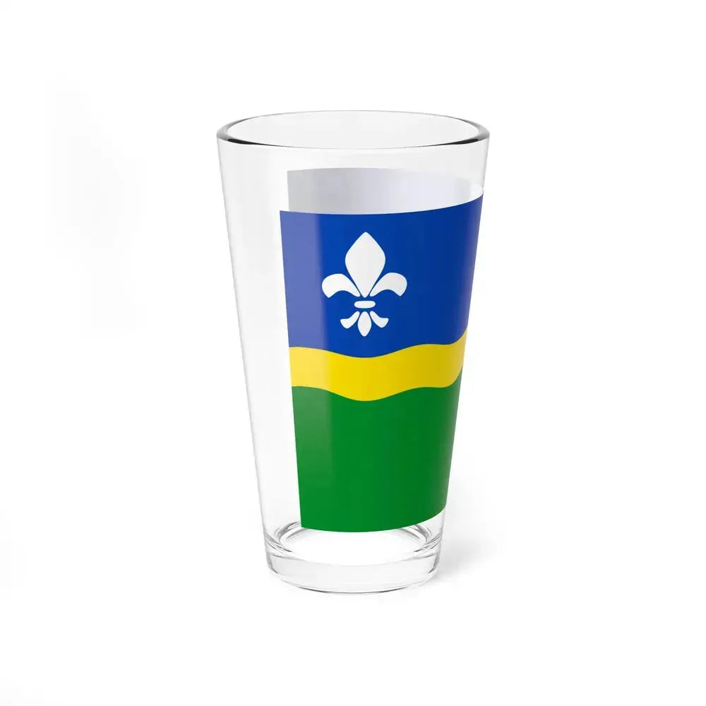 Flag of Flevoland Netherlands - Pint Glass 16oz - Go Mug Yourself