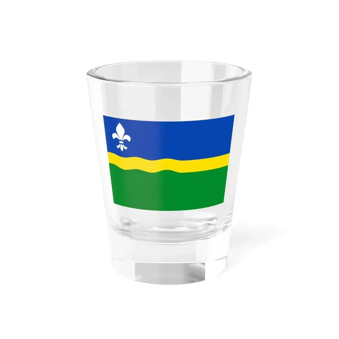 Flag of Flevoland Netherlands - Shot Glass 1.5oz 1.5oz - Go Mug Yourself