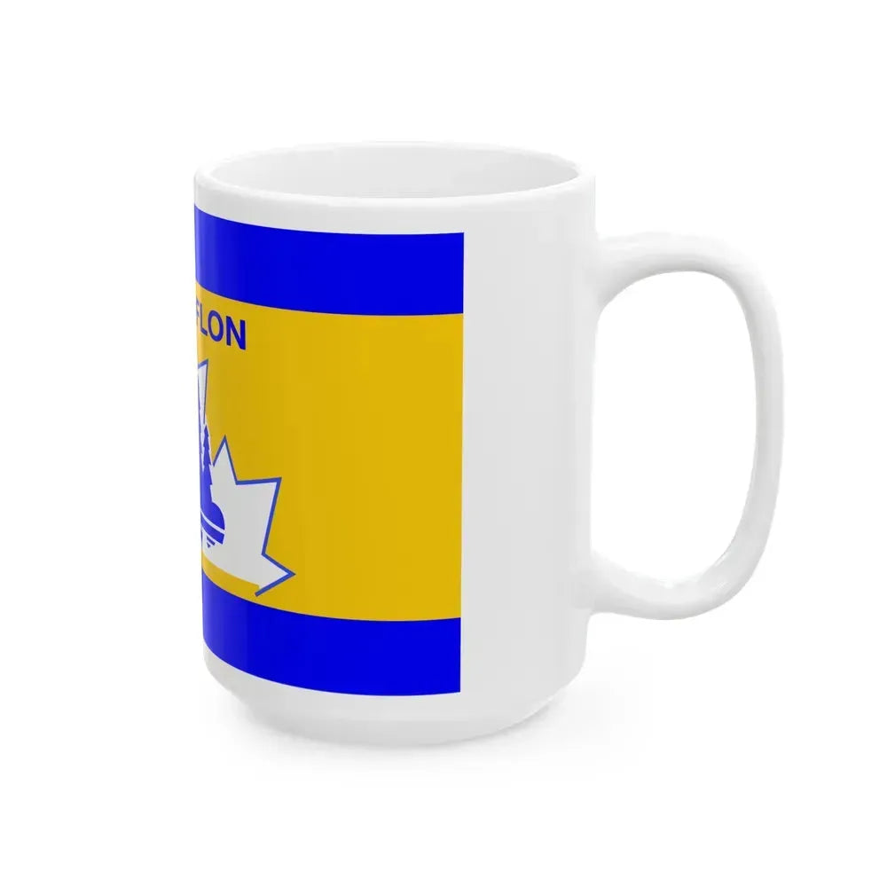 Flag of Flin Flon Canada - White Coffee Mug - Go Mug Yourself