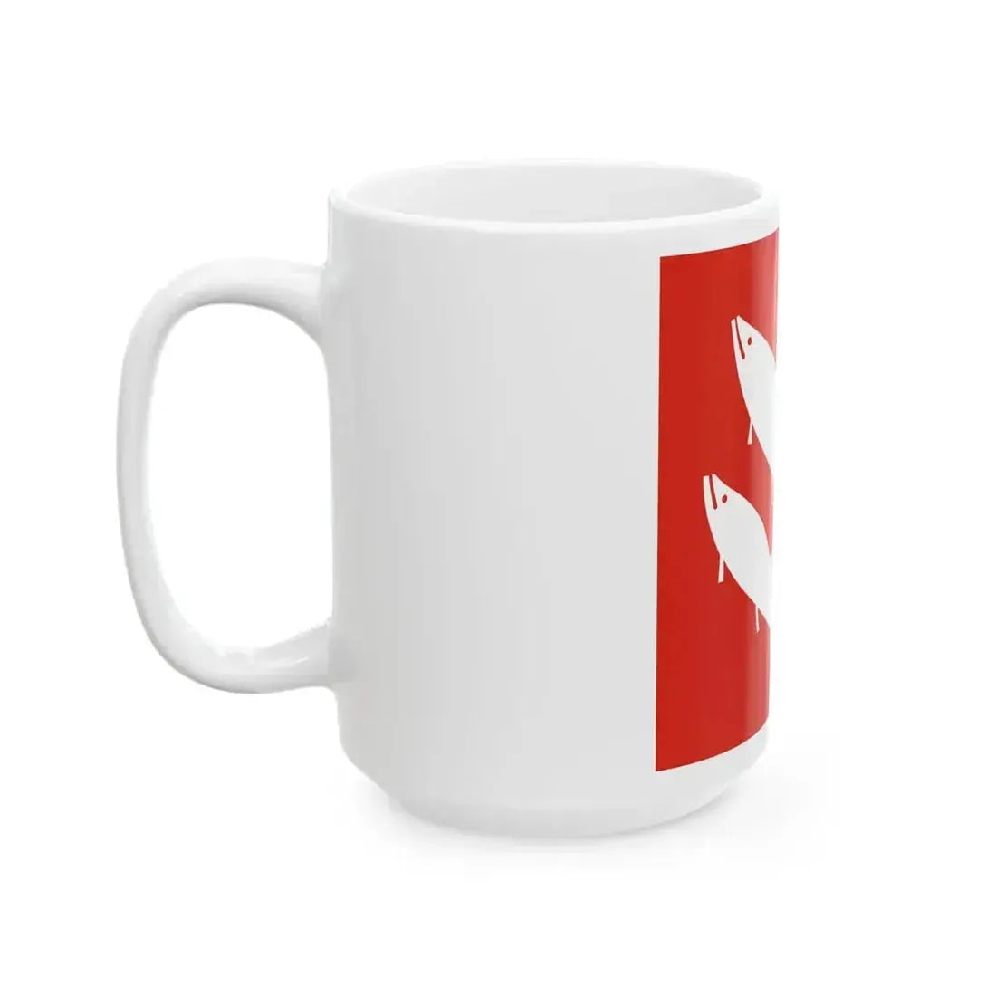 Flag of Flora (Norway) White Coffee Mug - Go Mug Yourself
